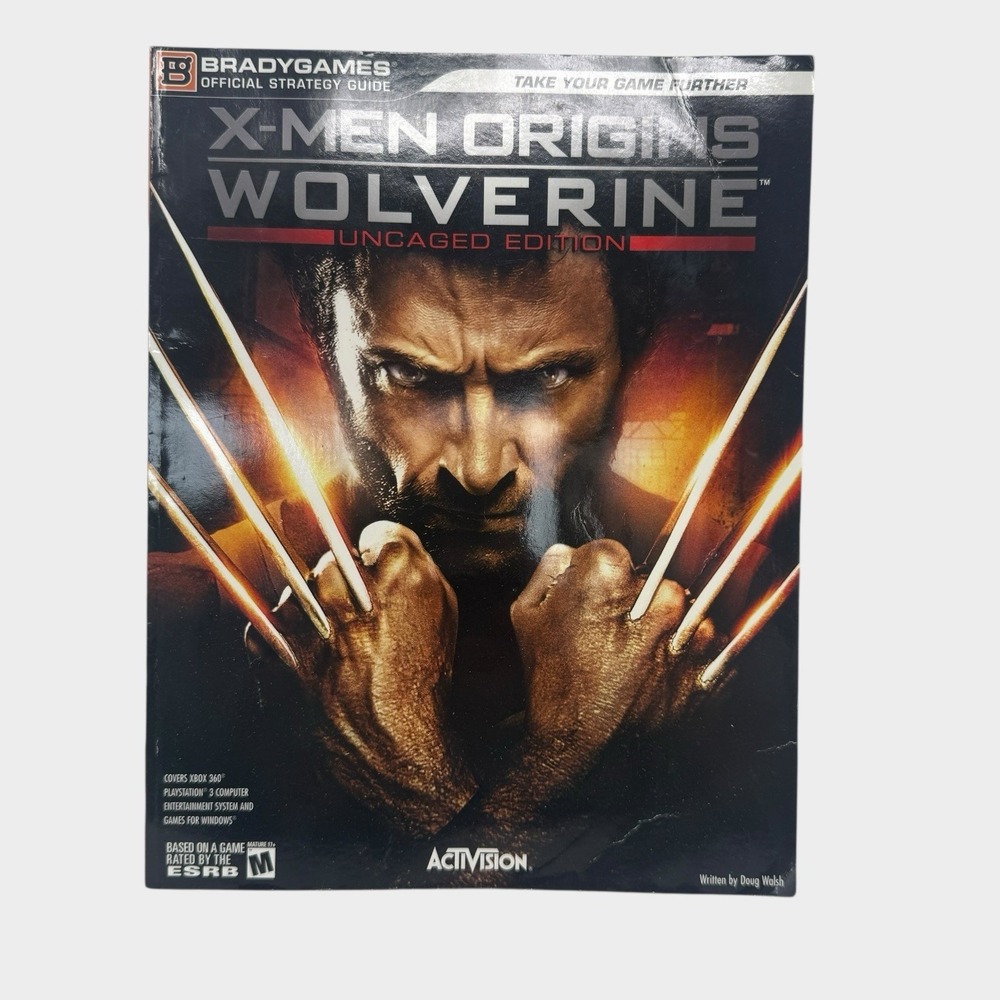 X-Men Origins: Wolverine Uncaged‎ Edition Activision Strategy Guide Walkthrough
